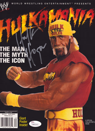 Hulk Hogan signed WWE Hulkamania Magazine (w/ JSA)