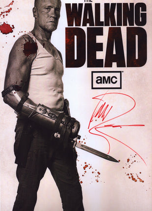 Michael Rooker (The Walking Dead) signed 11x17 Photo