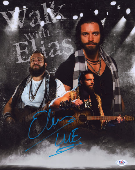 Elias signed 11x14 Photo (w/ PSA)