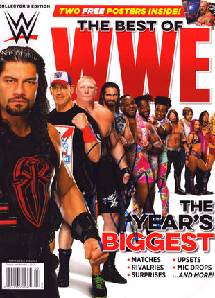 Roman Reigns signed The Best of WWE Magazine 2017