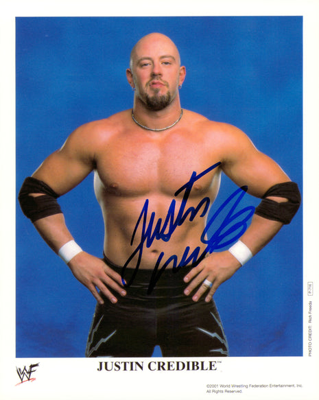 Justin Credible signed 8x10 Photo