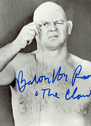 Baron Von Raschke signed 8x10 Photo