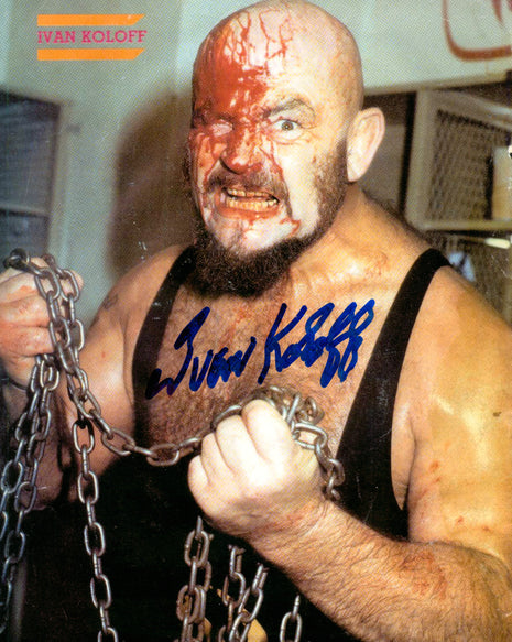 Ivan Koloff signed 8x10 Photo