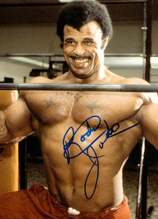 Rocky Johnson signed 8x10 Photo (Signed Twice)