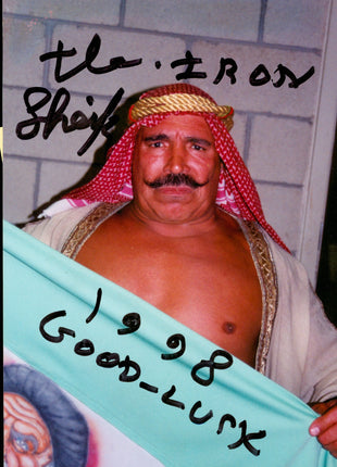 Iron Sheik signed 4x6 Photo