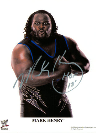 Mark Henry signed 8x10 Photo