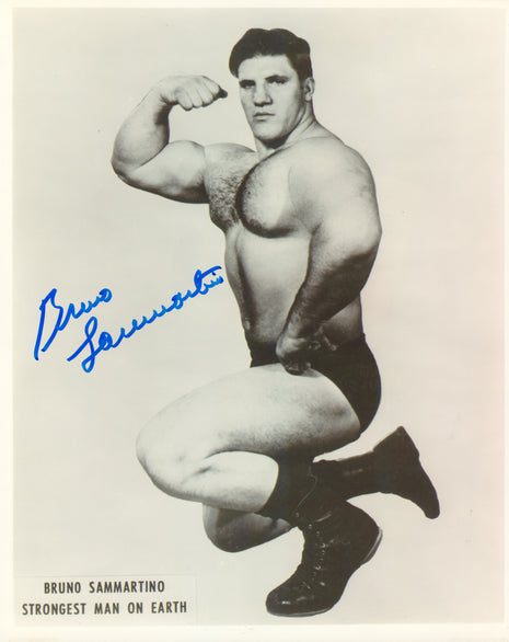 Bruno Sammartino signed 8x10 Photo