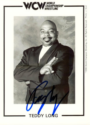 Fotografía firmada de 8x10 por Teddy Long