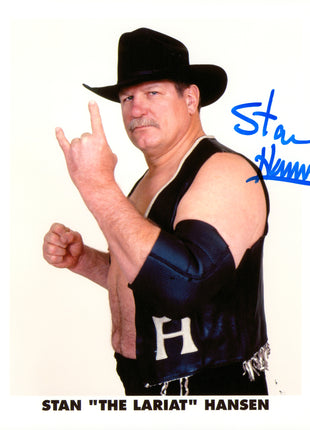 Photo 8x10 signée par Stan Hansen