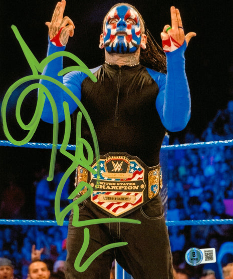 Jeff Hardy signed 8x10 Photo (w/ Beckett)