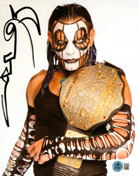 Jeff Hardy signed 8x10 Photo (w/ Beckett)