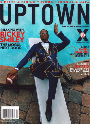 Ricky Smiley signed Uptown Magazine June/July 2014