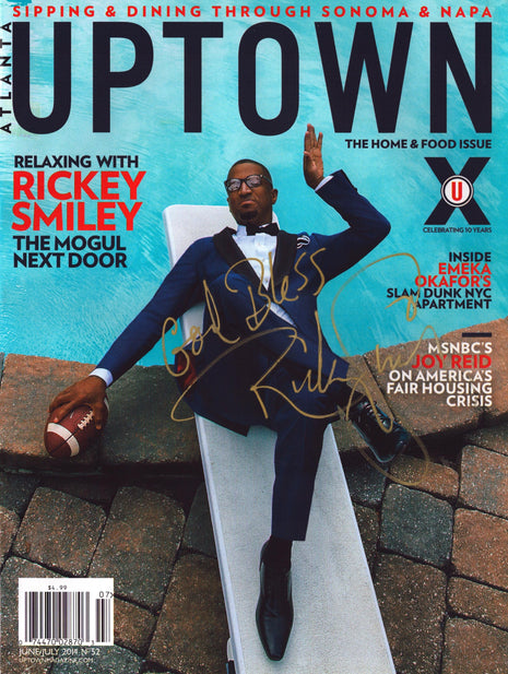 Ricky Smiley signed Uptown Magazine June/July 2014