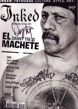 Danny Trejo (Machete) signed Inked Magazine July 2012