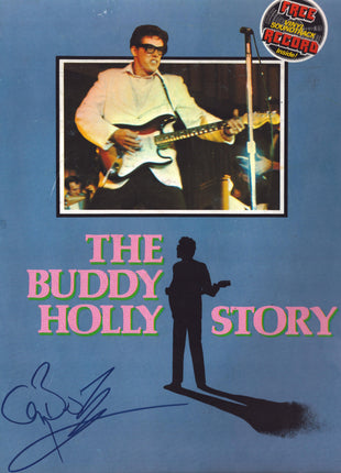 Gary Busey (The Buddy Holly Story) signed The Buddy Holly Story Magazine