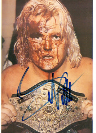 Greg Valentine signed 4x6 Photo