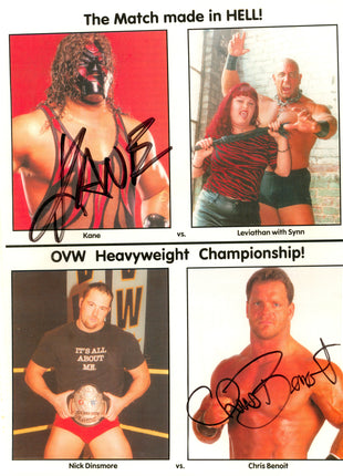 Multi-signed OVW Christmas Chaos 2000 Event Program