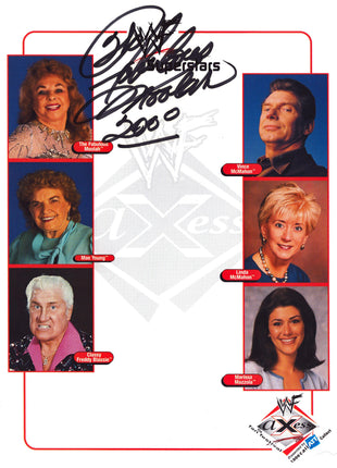 Chris Benoit & Fabulous Moolah dual signed WWF Axess 2000 Event Program