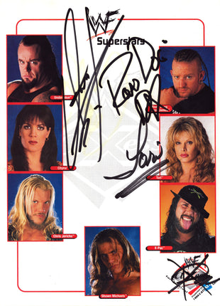 Multi-signed WWF Axess 2000 Event Program (Undertaker/Crash Holly + more)