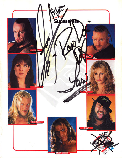 Multi-signed WWF Axess 2000 Event Program (Undertaker/Crash Holly + more)