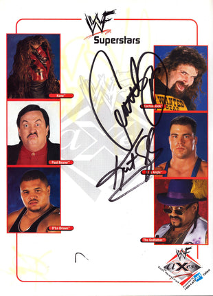 Multi-signed WWF Axess 2000 Event Program (Undertaker/Crash Holly + more)