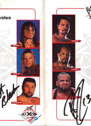 Multi-signed WWF Axess 2000 Event Program (Undertaker/Crash Holly + more)