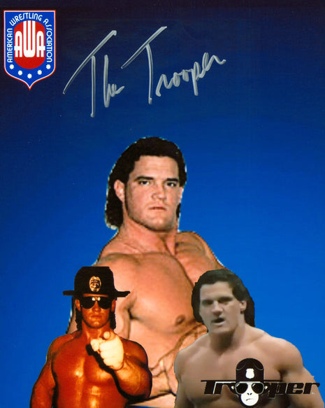 The Trooper signed 8x10 Photo