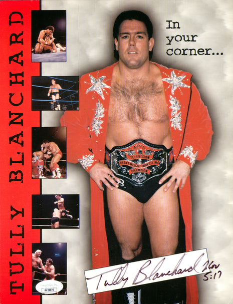 Tully Blanchard signed 8x10 Photo (w/ JSA)