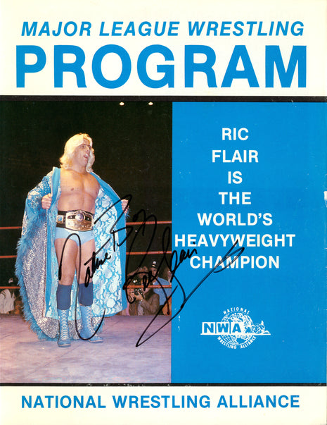 Ric Flair signed Major League Wrestling Program