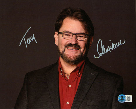 Tony Schiavone signed 8x10 Photo (w/ Beckett)