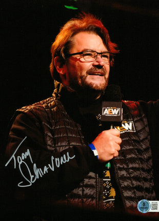 Tony Schiavone signed 8x10 Photo (w/ Beckett)