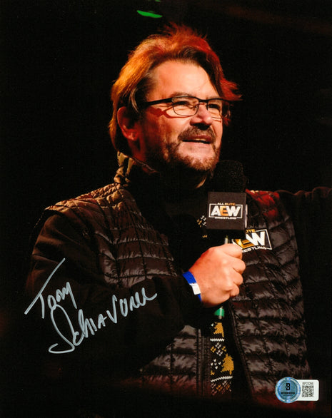Tony Schiavone signed 8x10 Photo (w/ Beckett)