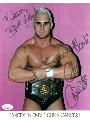 Chris Candido signed 8x10 Photo (w/ JSA)