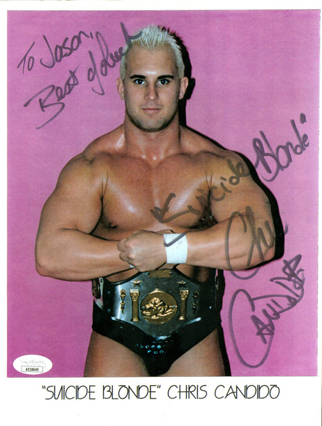 Chris Candido signed 8x10 Photo (w/ JSA)