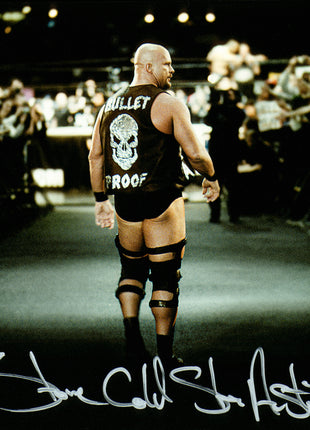 Steve Austin signed 8x10 Photo (w/ Beckett)