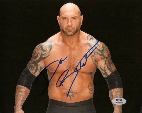 Batista signed 8x10 Photo (w/ PSA)