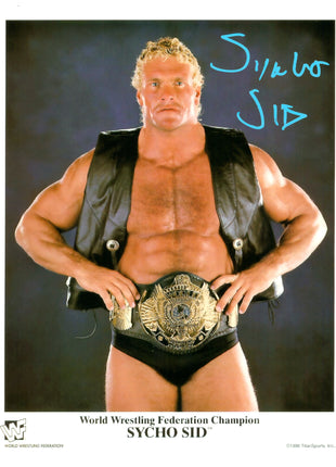 Sycho Sid firmó una foto de 8x10