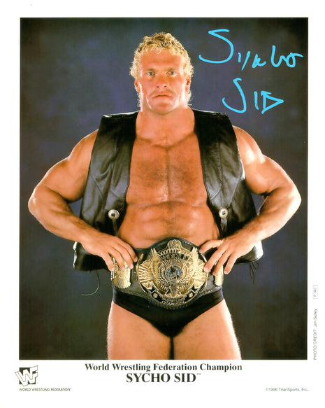 Sycho Sid firmó una foto de 8x10