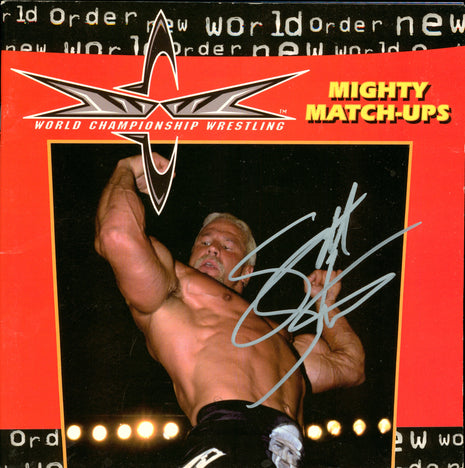 Scott Steiner signed WCW Mighty Match-Ups Book