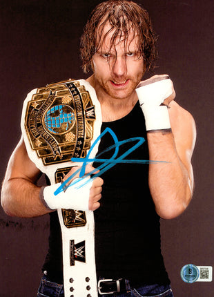 Dean Ambrose signed 8x10 Photo (w/ Beckett)