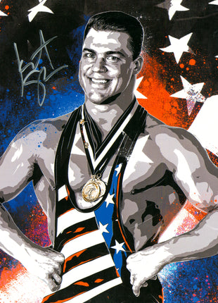 Photo 8x10 signée par Kurt Angle