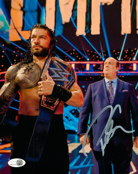 Paul Heyman signed 8x10 Photo (w/ JSA)