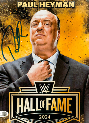 Paul Heyman signed 8x10 Photo (w/ JSA)