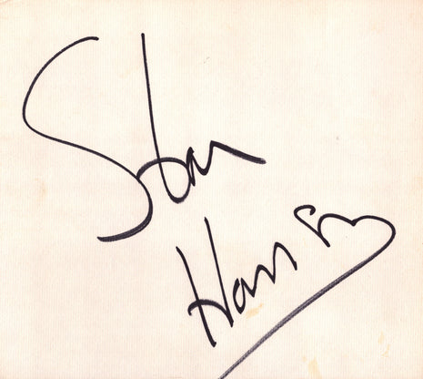 Stan Hansen signed Japanese Shikishi Board