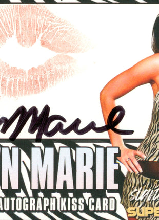 Dawn Marie signed Kiss Card