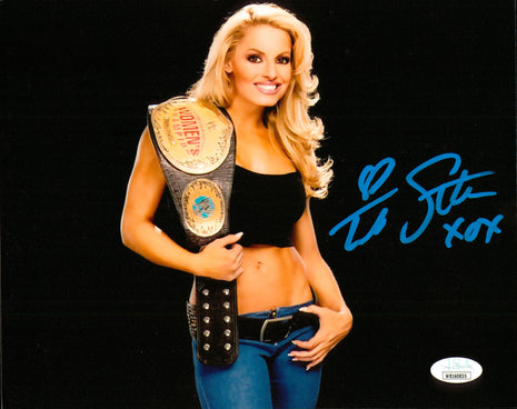 Trish Stratus signed 8x10 Photo (w/ JSA)