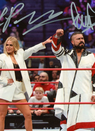CJ Perry & Andrade dual signed 8x10 Photo (w/ PSA)