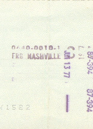 Jerry Jarrett & Eddie Marlin dual signed Bank Check