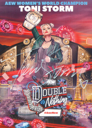 Toni Storm signed 8x10 Photo