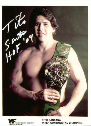 Tito Santana signed 8x10 Photo